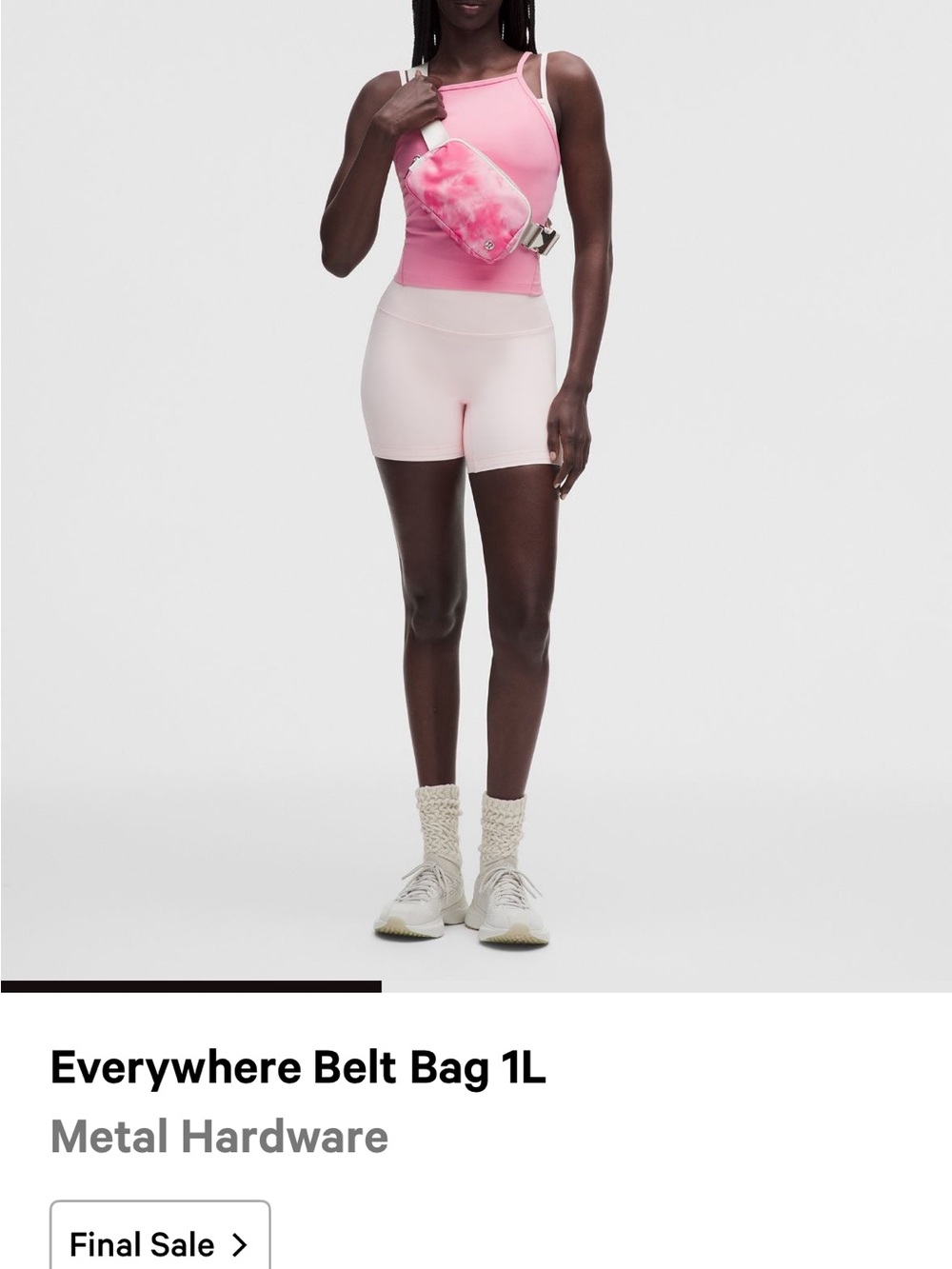 lululemon athletica Pink Tie-Dye Everywhere Belt Bag - Picture 2 of 5